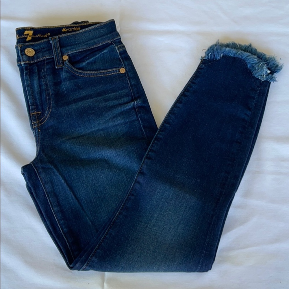 7 for all mankind super skinny ankle jeans
